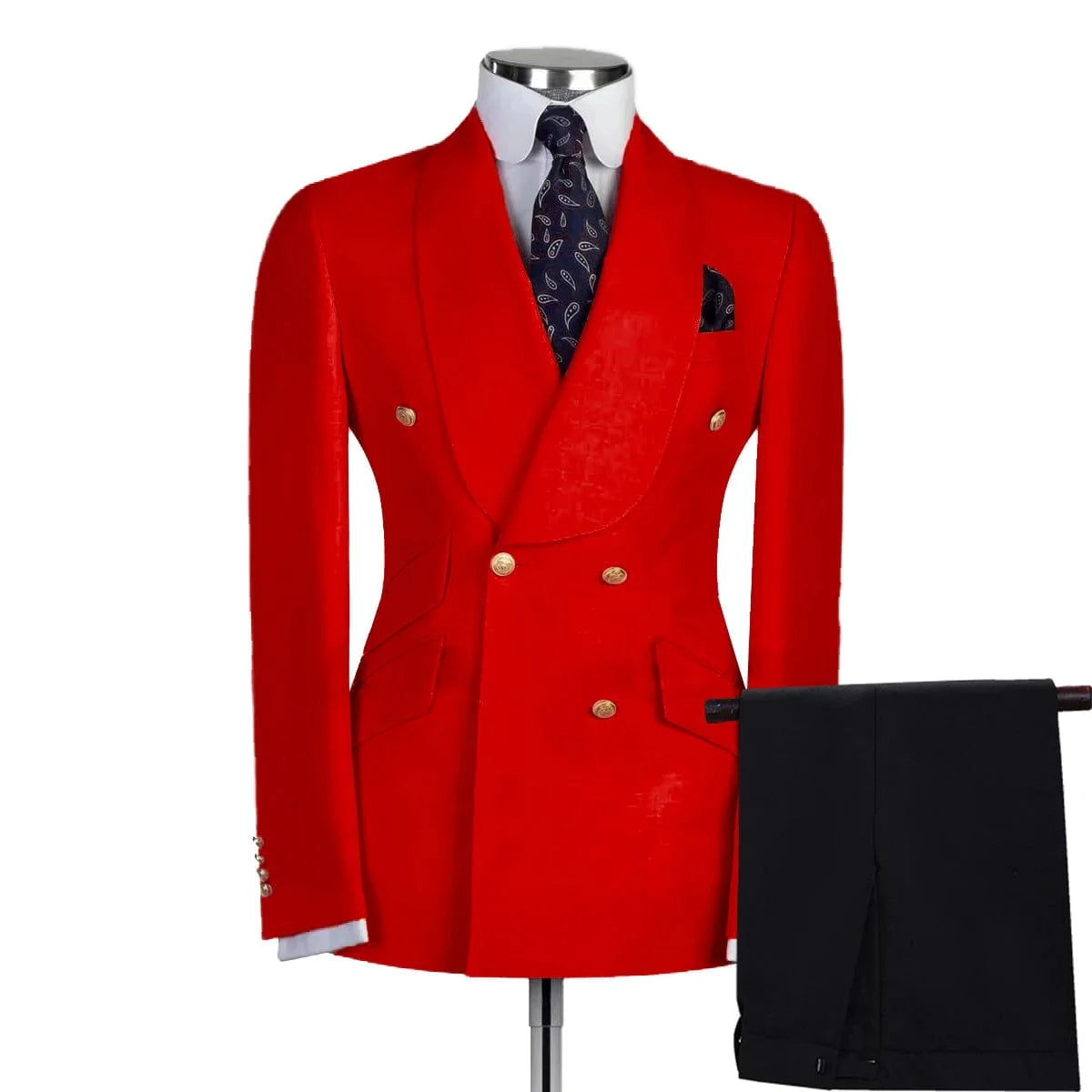 Beige men's 2-piece double-breasted wedding suit from SHOWLU FASHION STORE, featuring blazer and matching pants for formal occasions.