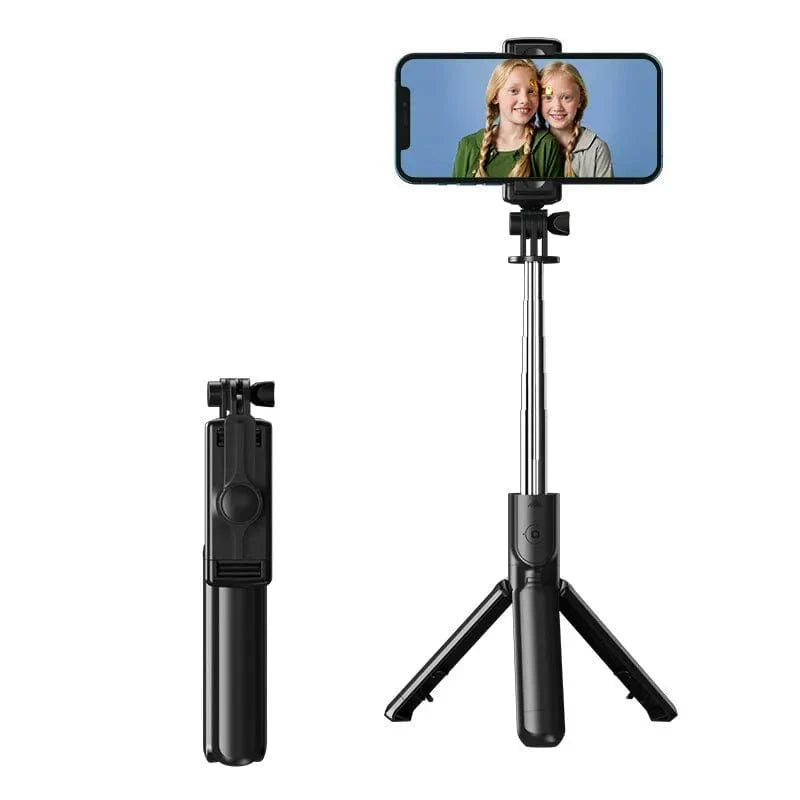 Showlu Fashion Store Samiyoe Bluetooth Selfie Stick Tripod with extendable monopod, remote shutter for iPhone, Samsung, Xiaomi phones