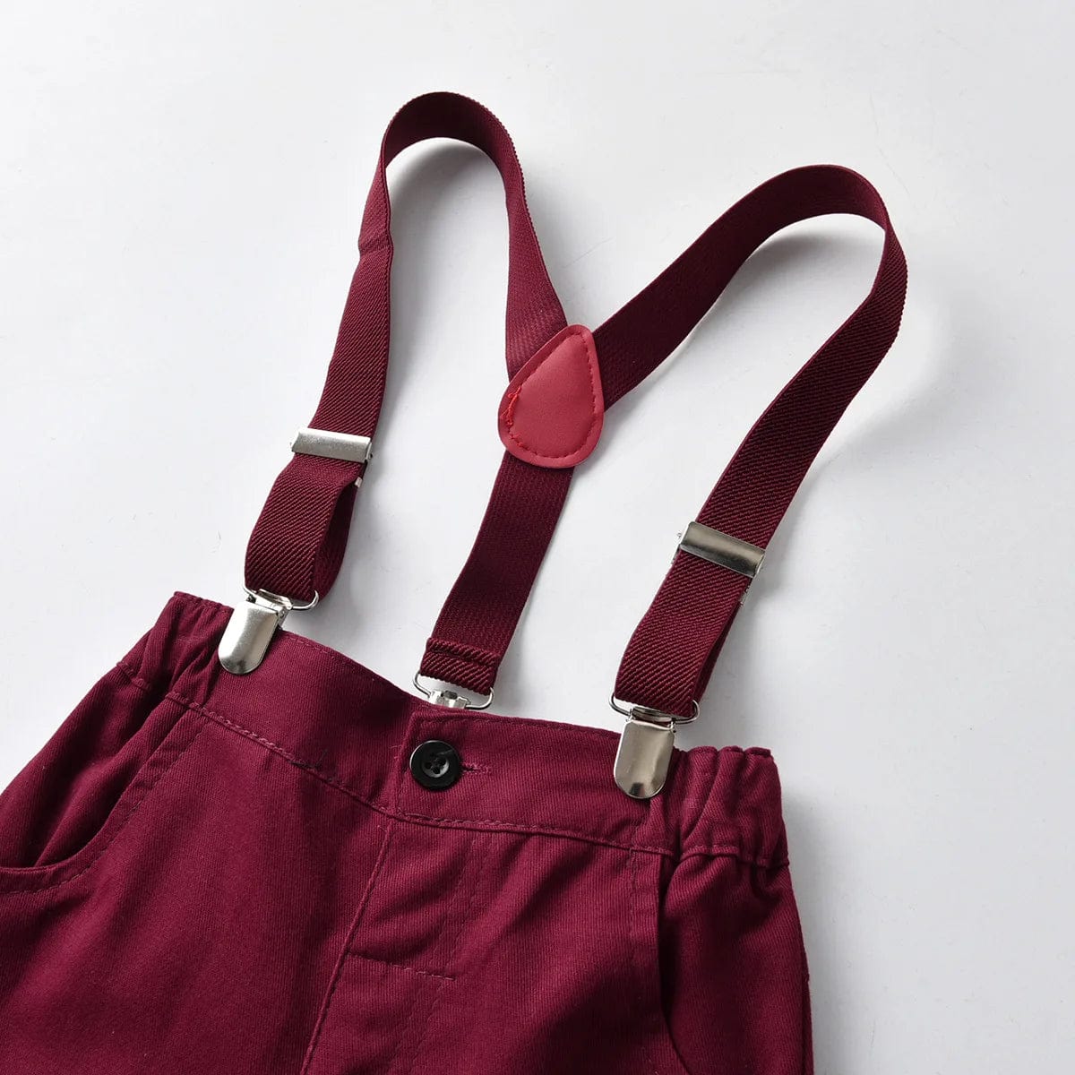 Boutique Boy Christmas Outfit Baby Boys Dress Suit Plaid Shirt Pants Bowtie Formal Set Kids Boys Clothes Winter Festival Costume - SHOWLU FASHION STORE