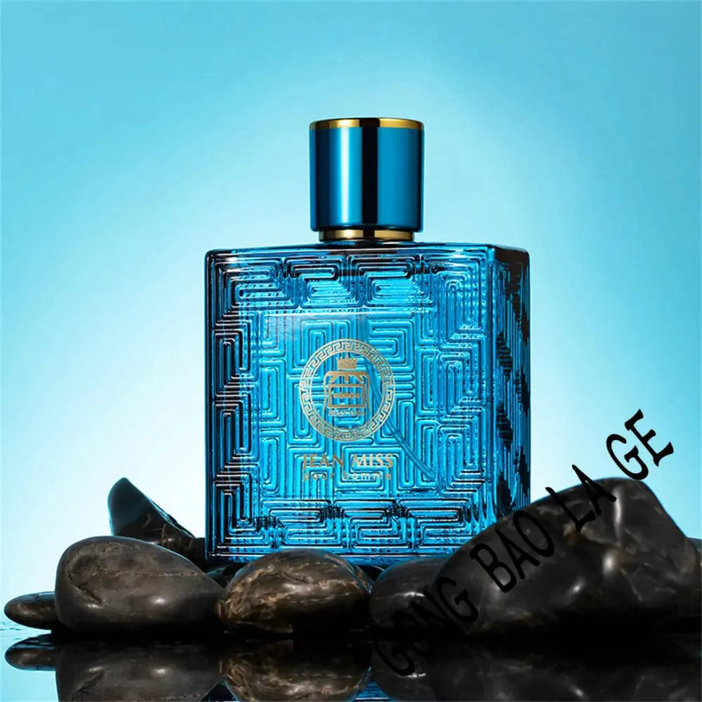 SHOWLU FASHION STORE Jean Miss Eau De Parfum for Men, 50ml floral scent cologne with sleek bottle and modern design.