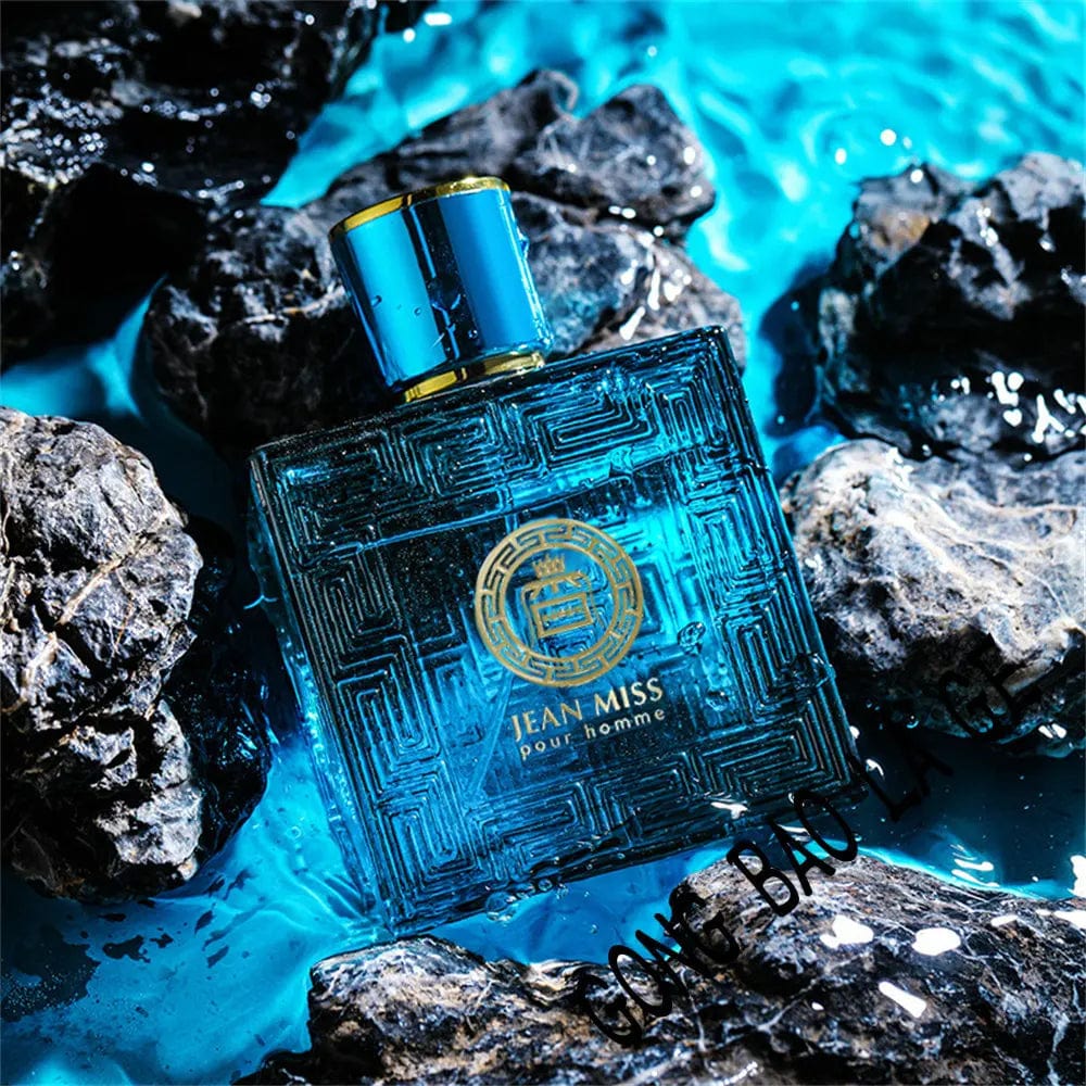 SHOWLU FASHION STORE Jean Miss Eau De Parfum for Men, 50ml floral cologne with long-lasting fresh scent and elegant bottle.