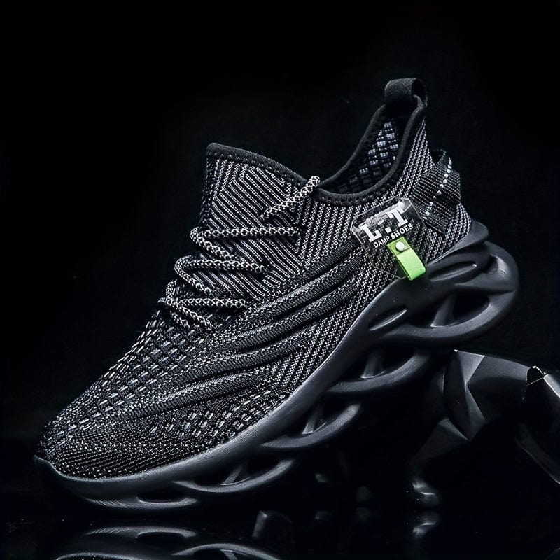 Showlu Men's Blade Sneakers with breathable mesh, lightweight design, and non-slip sole for running, walking, and training.