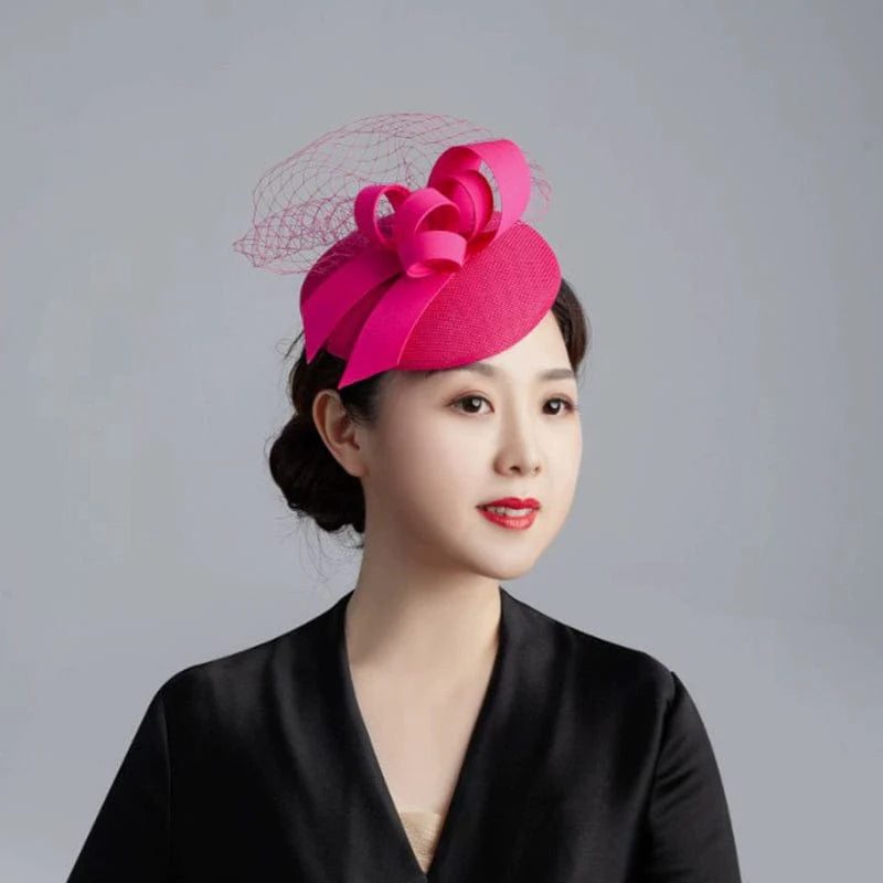 Elegant floral bridal headdress by Showlu Fashion, featuring intricate design perfect for wedding or formal occasions.