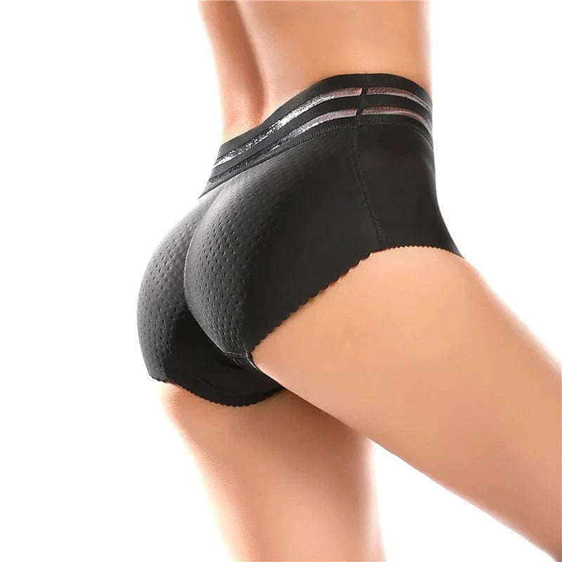 Showlu Fashion CXZD women's padded butt lifter panties with hip-enhancing shaper shorts and padded fake buttocks for a curvy look.