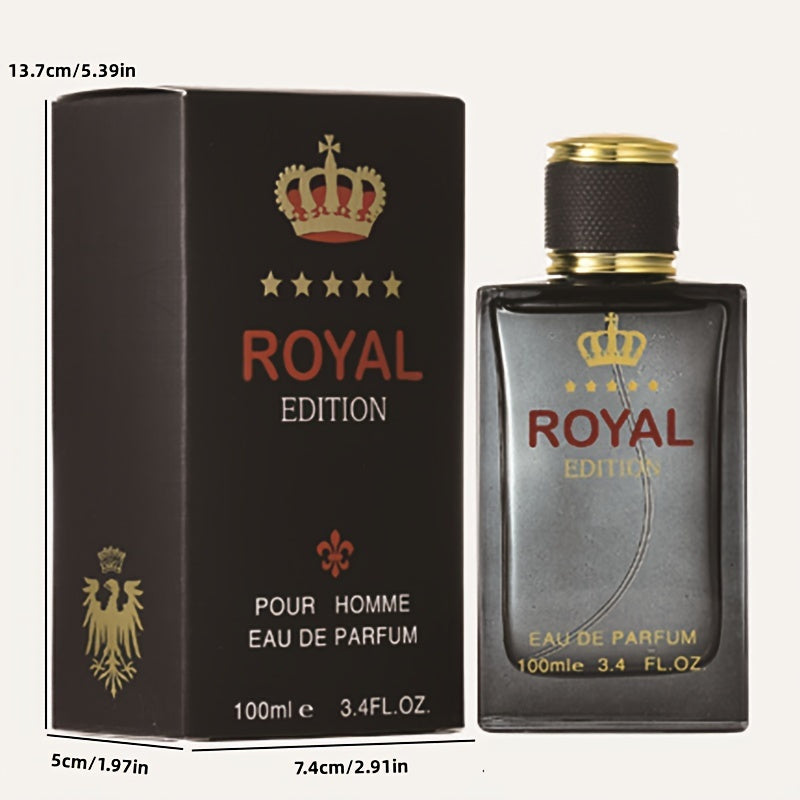 SHOWLU FASHION Fougere Eau De Parfum for men, 3.38oz, featuring a sleek bottle with a refreshing scent and modern design.