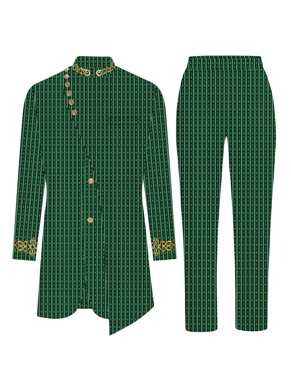 SHOWLU FASHION men's plaid casual two-piece suit with loose fit woven set, featuring a plaid blazer and matching trousers.