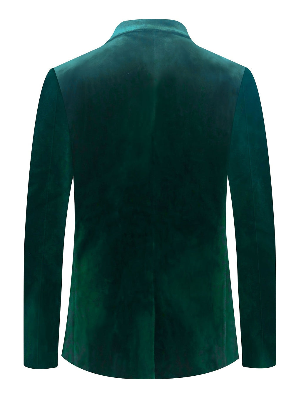 Royal blue velvet double-breasted men's blazer by SHOWLU FASHION STORE, featuring a tailored fit and stylish lapel details.
