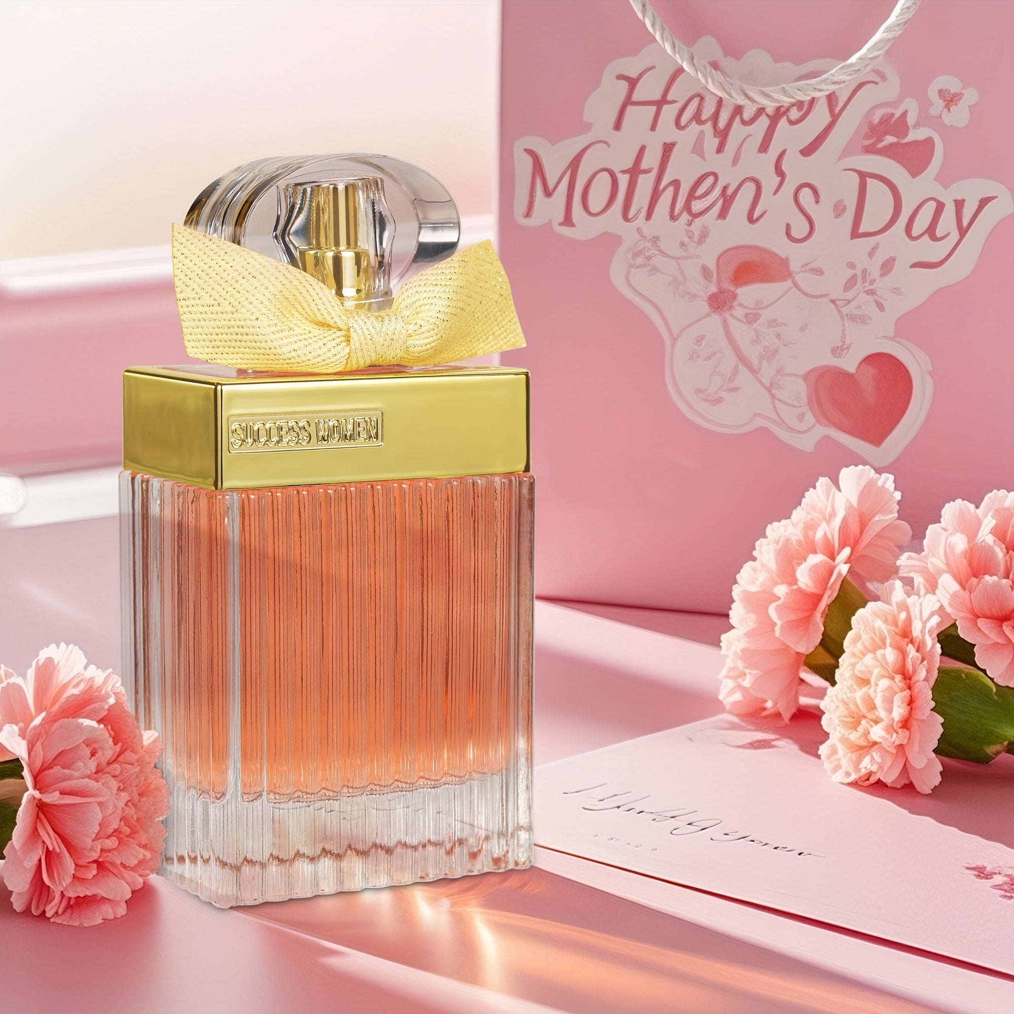 SHOWLU FASHION Women's Floral Citrus Perfume bottle with jasmine and musk scent, 1.7oz, featuring a stylish floral design.