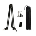 Lacyfans aluminum desktop tripod for phone and camera, overhead stand with adjustable arm for photography and video recording.