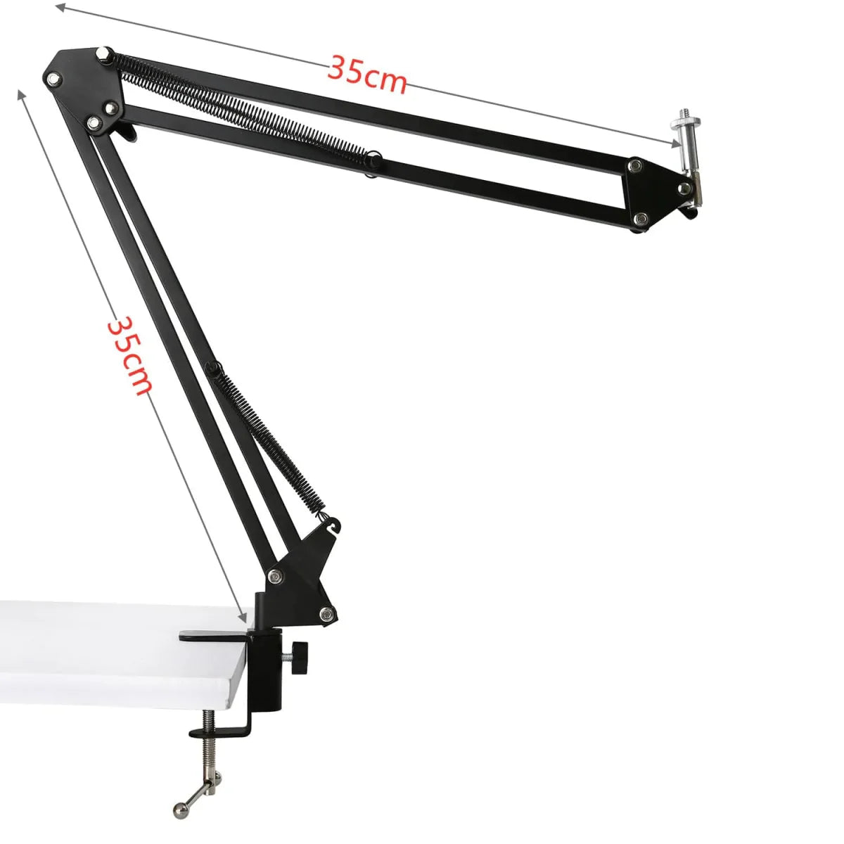 Lacyfans aluminum desktop tripod stand for phone and camera, ideal for overhead shots and photography setups.