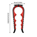 Showlu 4-in-1 multi-functional bottle opener with anti-slip grip, capable of opening cans, bottles, and caps in four positions.