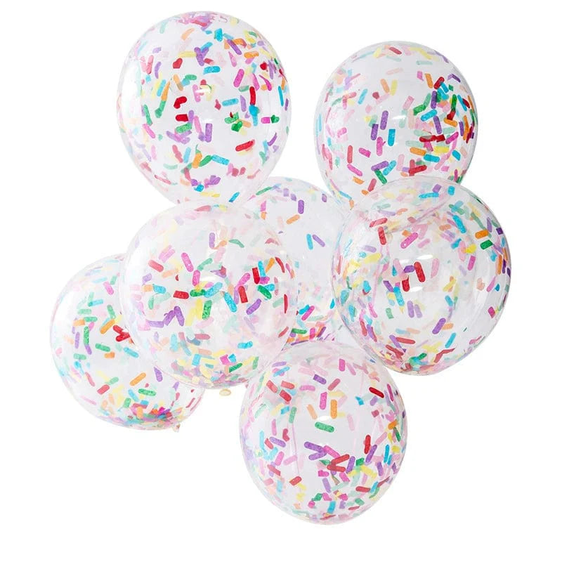 Showlu Macaron Candy Color Balloon Scraps transparent paper props for birthday party decoration and scene setting.