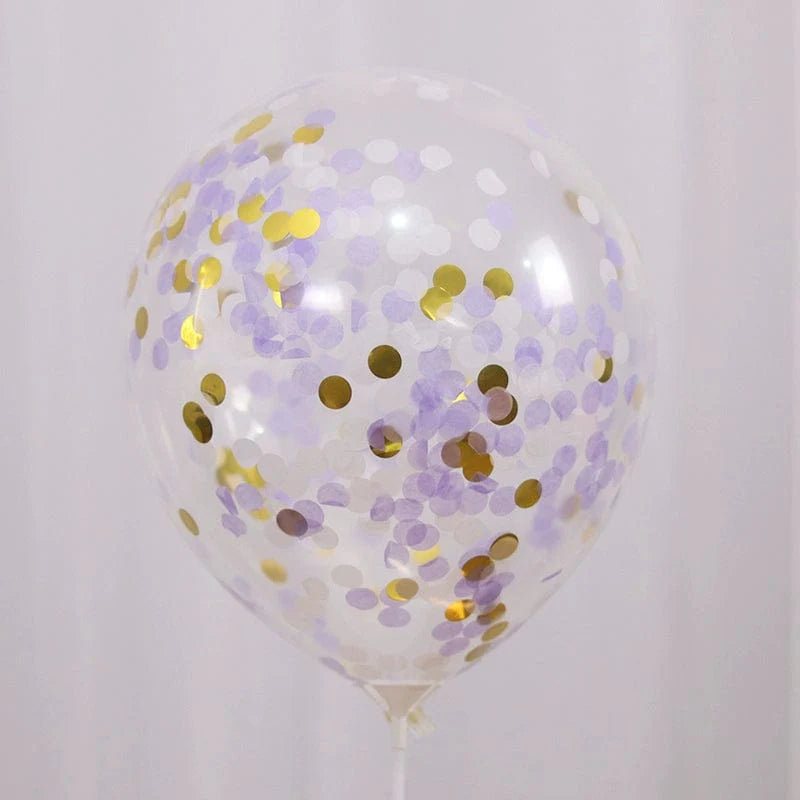 Showlu Macaron Candy Color Balloon Scraps on transparent paper, perfect for birthday party decor and themed photo scenes.