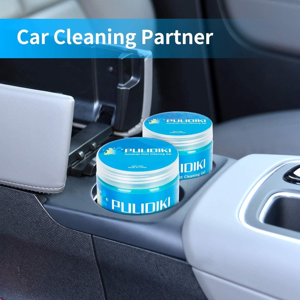 Car Cleaning Gel Universal Detailing Kit Automotive Dust Car Crevice Cleaner Slime Auto Air Vent Interior Detail Removal for Car Putty Cleaning Keyboard Cleaner Car Accessories Blue - SHOWLU FASHION STORE