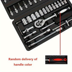 Car Repair Tools, Automotive Maintenance Repairing Tool Accessories Multi - Purpose Repair Tool Set – Ratchet Torque Wrench & Screwdrivers, Portable Auto & Bike &motorcycle Maintenance Kit - SHOWLU FASHION STORE