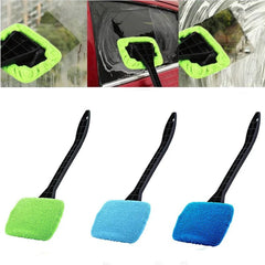 Car Window Windshield Cleaner Brush Wiper Microfiber Cloth Auto Cleaning Wash Brush With Long Handle Car Accessories - SHOWLU FASHION STORE