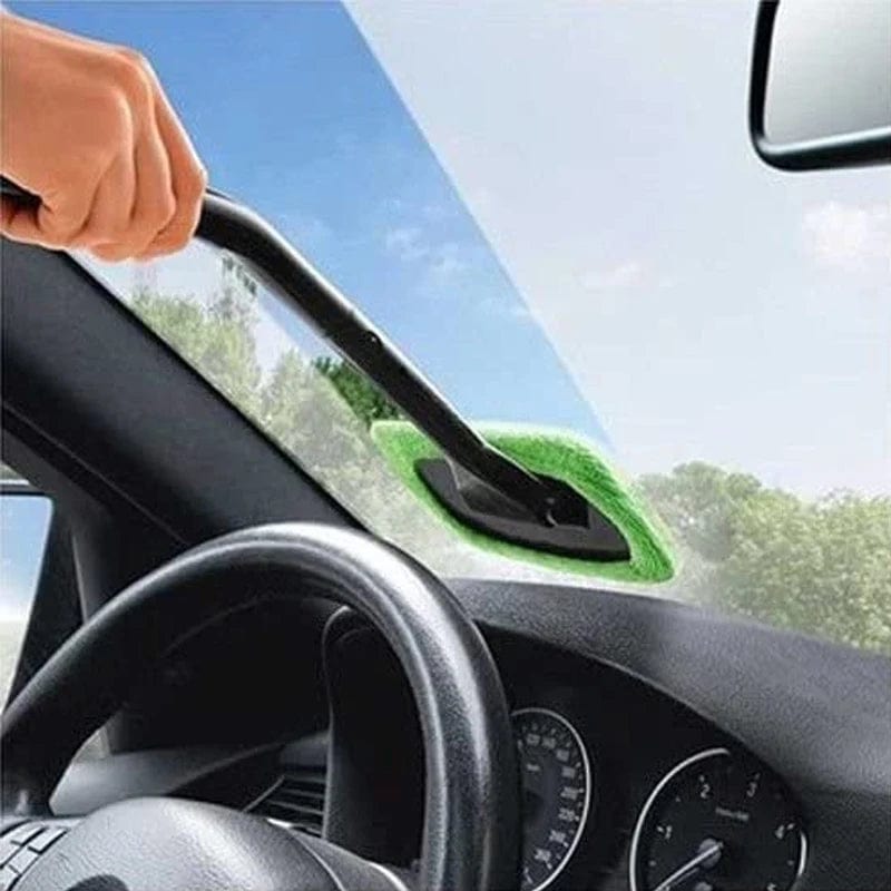 Car Window Windshield Cleaner Brush Wiper Microfiber Cloth Auto Cleaning Wash Brush With Long Handle Car Accessories - SHOWLU FASHION STORE