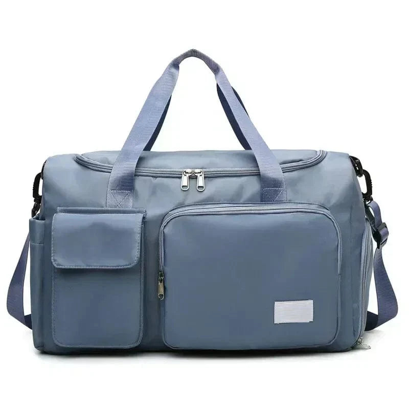 Large BAICHIGANTOU travel duffel bag by SHOWLU FASHION STORE, featuring a spacious design and dedicated shoe compartment for travel.