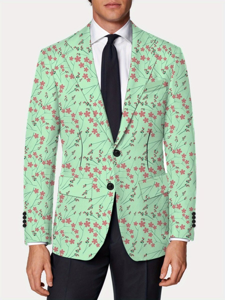 SHOWLU FASHION men's casual American style blazer with skinny fit and lapel, perfect for young fashion enthusiasts.