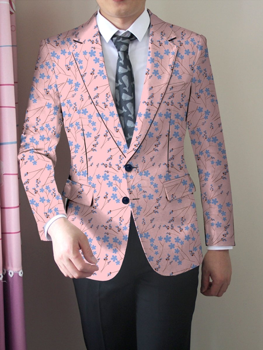 SHOWLU FASHION men's casual American style blazer with slim fit and lapel, perfect for young fashion enthusiasts.