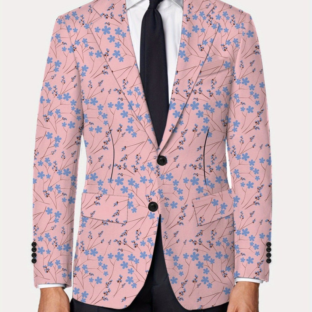 SHOWLU FASHION men's casual American style blazer with skinny fit and lapel, suitable for young fashion enthusiasts.