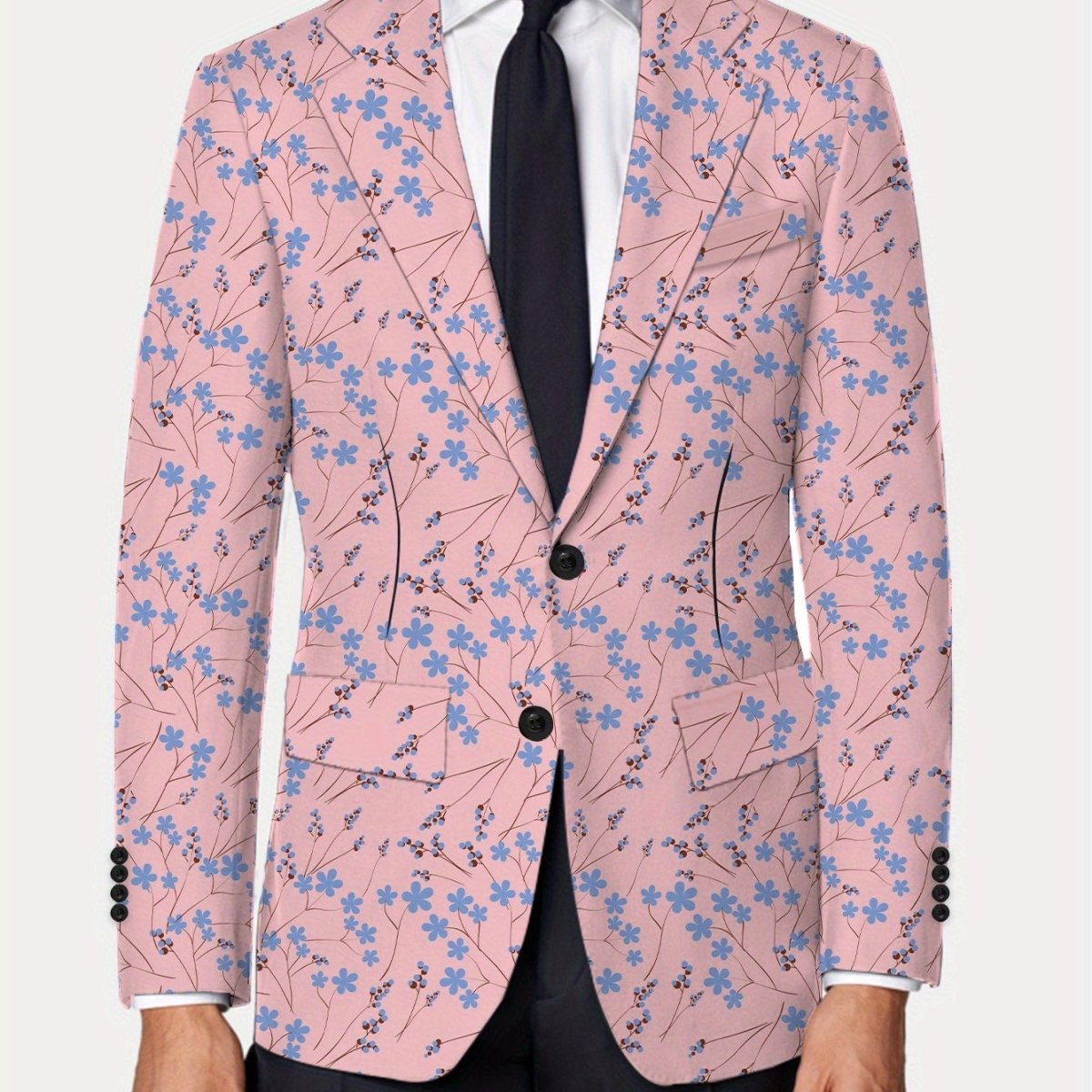 SHOWLU FASHION men's casual American style blazer with skinny fit and lapel, suitable for young fashion enthusiasts.
