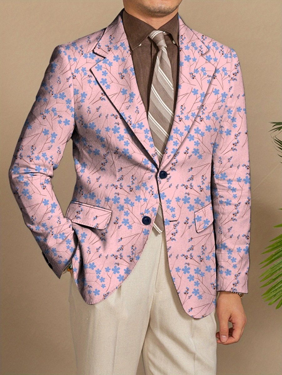 Casual men's American style blazer by SHOWLU FASHION, slim fit with lapel, suitable for young fashion enthusiasts.