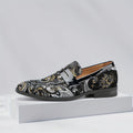 Men's slip-on party shoes by SHOWLU FASHION, lightweight PU leather casual shoes with sleek design and comfortable fit.