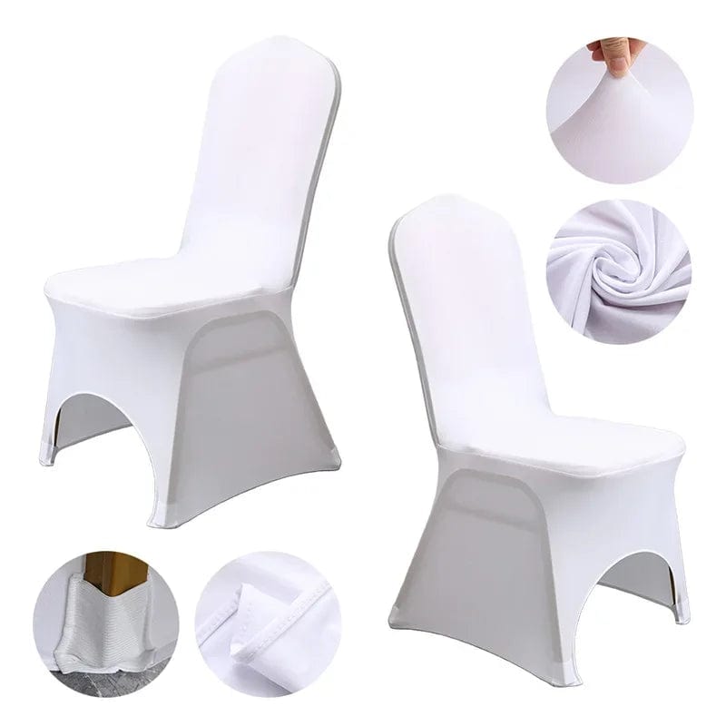 Chair Cover Spandex Wedding Universal Stretch Elastic Birthday Party Hotel Banquet Dining Room Washable Thick Quality - SHOWLU FASHION STORE