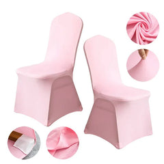 Chair Cover Spandex Wedding Universal Stretch Elastic Birthday Party Hotel Banquet Dining Room Washable Thick Quality - SHOWLU FASHION STORE