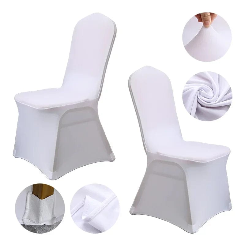 Chair Cover Spandex Wedding Universal Stretch Elastic Birthday Party Hotel Banquet Dining Room Washable Thick Quality - SHOWLU FASHION STORE