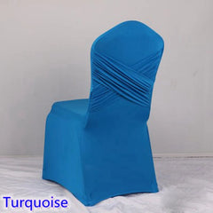 Chair Covers Wedding Decoration Spandex Universal Two Cross Swag Back Luxury Design Nice Birthday Party Hotel On Sale - SHOWLU FASHION STORE