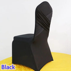 Chair Covers Wedding Decoration Spandex Universal Two Cross Swag Back Luxury Design Nice Birthday Party Hotel On Sale - SHOWLU FASHION STORE