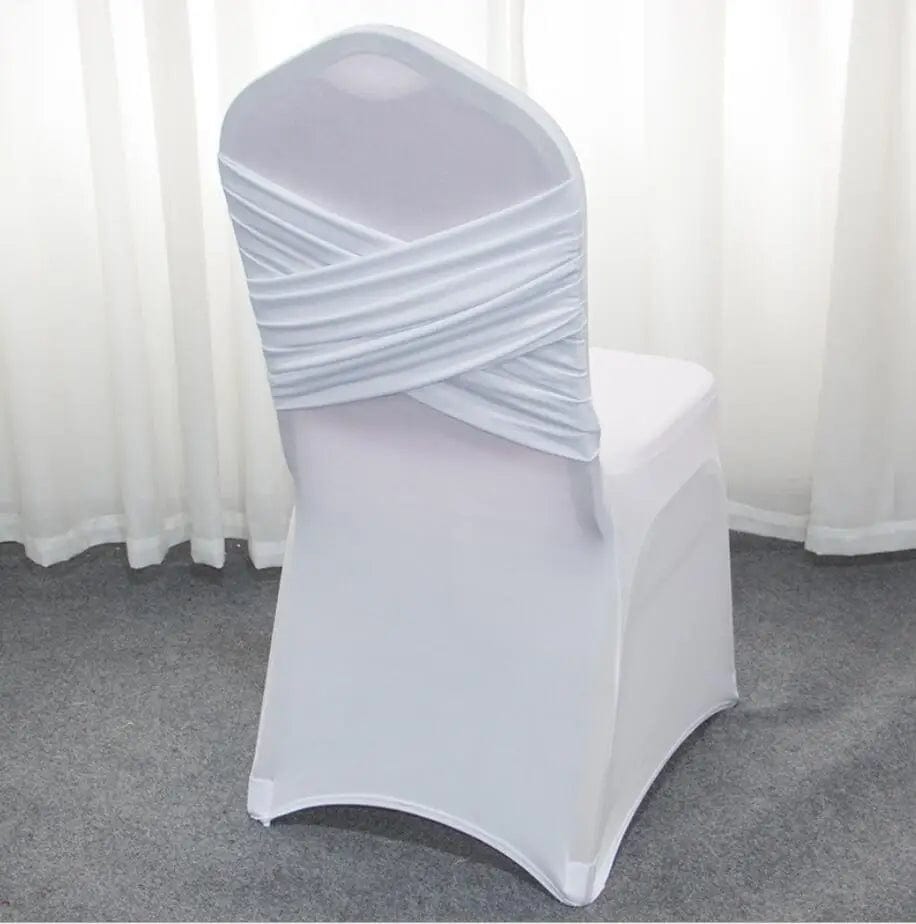 Chair Covers Wedding Decoration Spandex Universal Two Cross Swag Back Luxury Design Nice Birthday Party Hotel On Sale - SHOWLU FASHION STORE