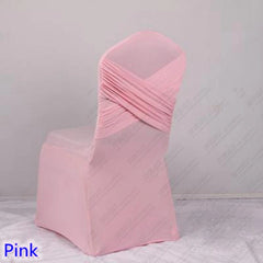 Chair Covers Wedding Decoration Spandex Universal Two Cross Swag Back Luxury Design Nice Birthday Party Hotel On Sale - SHOWLU FASHION STORE