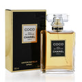 Chanel Coco Eau de Parfum Spray for Women, 3.4 oz, with spicy oriental fragrance, shown in a sleek perfume bottle.
