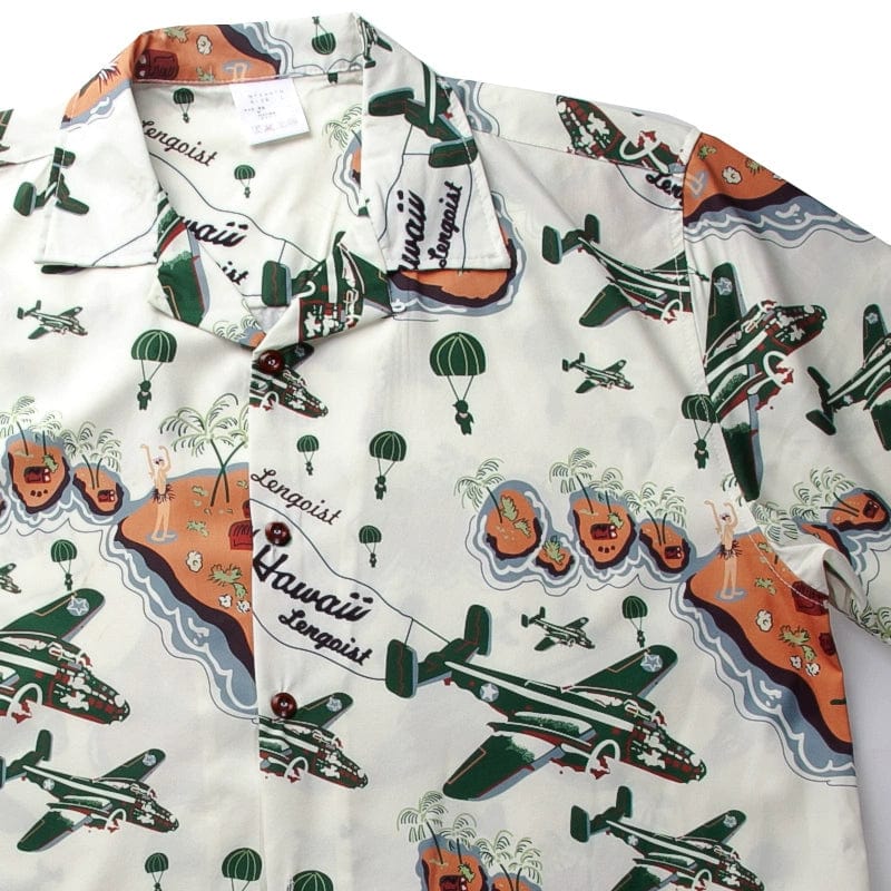 Showlu Two-Tone Summer Shirt, breathable short-sleeve casual top with stylish color blocking, perfect for warm weather wear.