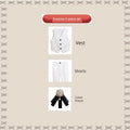 Children's British style suit featuring a handsome host costume with a tailored jacket and accessories, perfect for kids' dress-up.