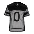 Clever-MenMode men's PU leather fishnet T-shirt with short sleeves, see-through mesh clubwear top by SHOWLU FASHION STORE