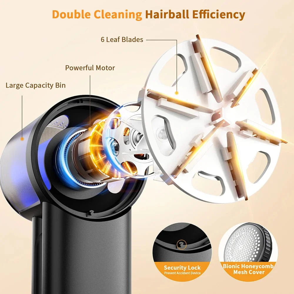 ColdSky electric fabric shaver from SHOWLU FASHION STORE with rechargeable design and LED display for removing lint from clothing and blankets.