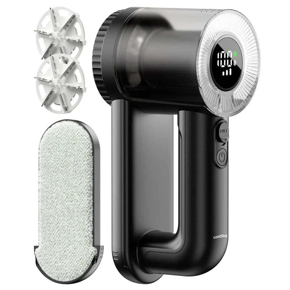 ColdSky electric fabric shaver by SHOWLU FASHION STORE with rechargeable design, LED display, suitable for sweaters and blankets.