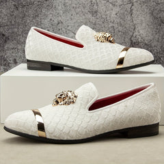 Comfortable Men's Business Loafers, Flat Party Shoes for Easy Wear - SHOWLU FASHION STORE