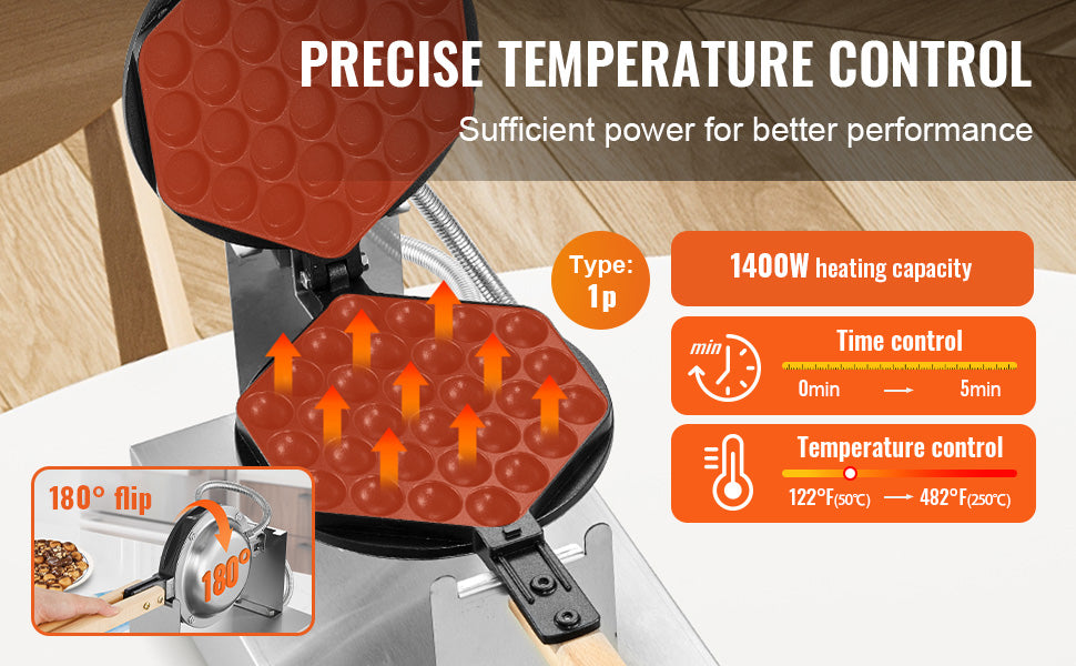 Showlu Smart General mini waffle maker with shaped cooking plates, compact design for making fun waffle shapes.