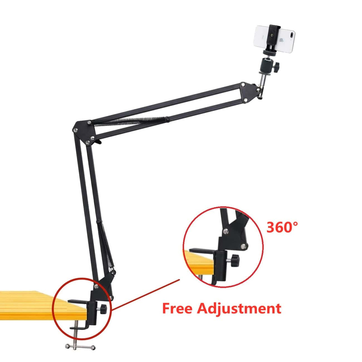 COOL DIER NEW Phone Camera tripod Table Stand Set Photography Adjustable With Phone Holder For Nikon For LED Ring Light - SHOWLU FASHION STORE