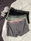 JOOMUU men's cotton antibacterial boxer briefs in a breathable 3-pack, featuring comfortable, moisture-wicking fabric for active wear.