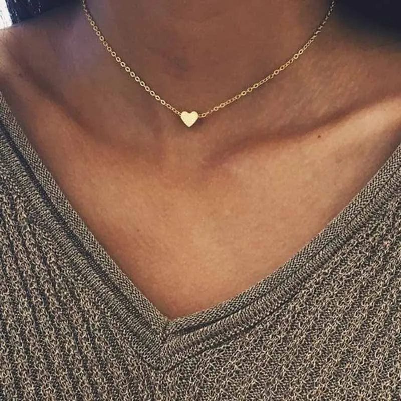 Showlu crystal zircon layered pendant necklace with heart and star charms, vintage style, square rhinestone accents for women