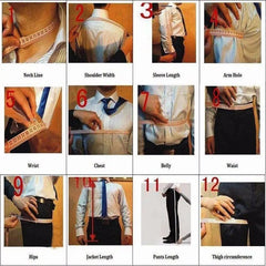 Custom Made Groomsmen White Pattern Groom Tuxedos Shawl Lapel Men Suits 2 Pieces Wedding Best Man ( Jacket+Pants+Tie ) C922 - SHOWLU FASHION STORE