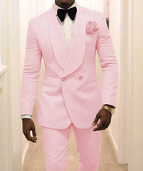 Custom Made Groomsmen White Pattern Groom Tuxedos Shawl Lapel Men Suits 2 Pieces Wedding Best Man ( Jacket+Pants+Tie ) C922 - SHOWLU FASHION STORE