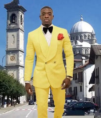 Custom Pour Hommes Made Groomsmen White Pattern Groom Tuxedos Shawl Lapel Suits 2PCS Wedding ( Jacket+Pants )Costume Homme - SHOWLU FASHION STORE