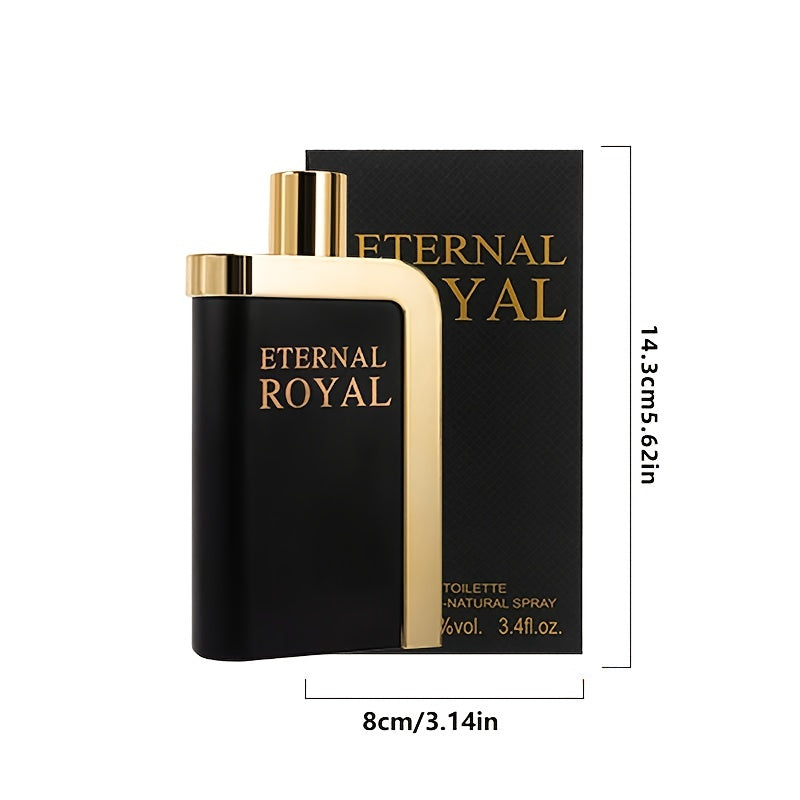 SHOWLU FASHION STORE men's eau de toilette with fresh fruity scent, 3.38oz bottle, featuring vibrant, colorful packaging.